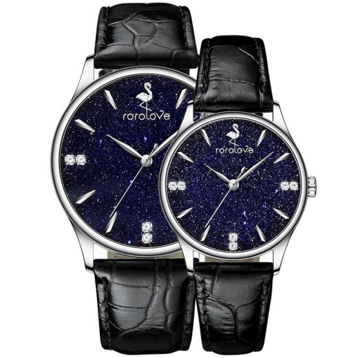 【男士腕表】ROROLOVE 天然钻石腕表 天然钻石男士手表 送礼白色情人节 父亲节（6颗钻石） 商品图5