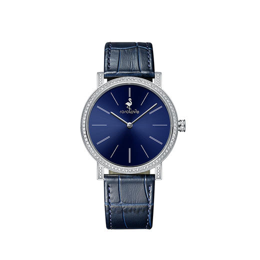 【男士腕表】ROROLOVE 天然钻石腕表 天然钻石男士手表 送礼白色情人节礼物 （106颗钻石） 商品图0