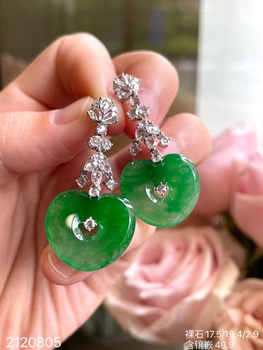 设计款桃心耳坠，99999【2120805】 商品图0