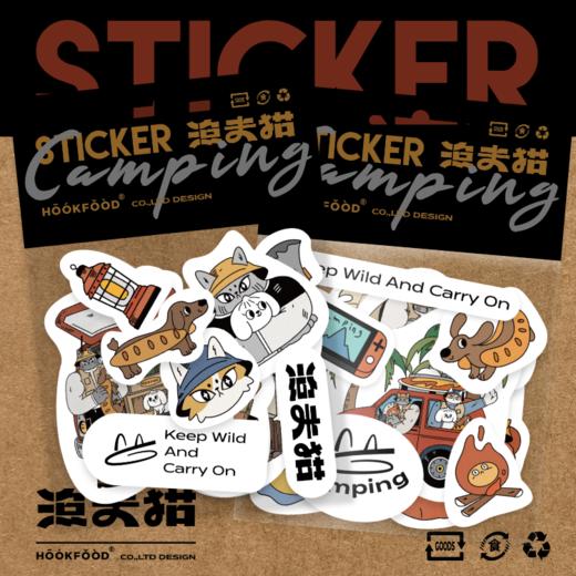 (MD)渔夫猫-PP可移贴纸 商品图0