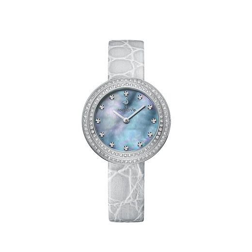 【ROROLOVE】诺爱Promise系列 天然钻石腕表 天然钻石手表女轻奢气质女表情人节礼物（124颗钻石） 商品图2