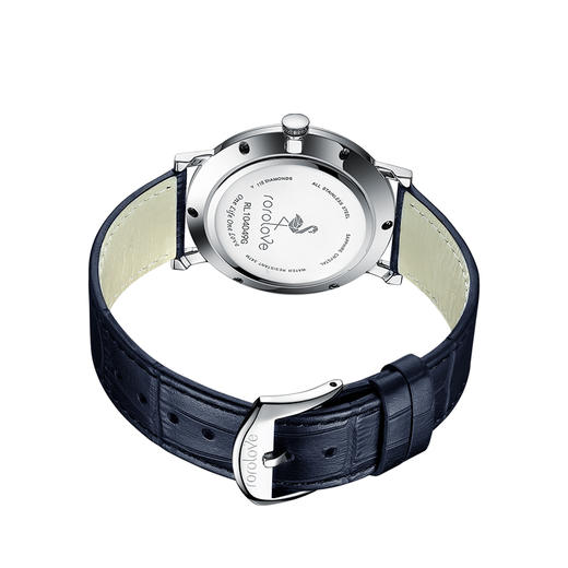 【ROROLOVE】情侣Lover系列 天然钻石手表女情侣款一对表 情人节礼物（118/80颗钻） 商品图5