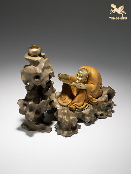 铜师傅 全铜摆件《禅语》家居饰品 铜工艺品 礼品 禅意摆件 商品图3