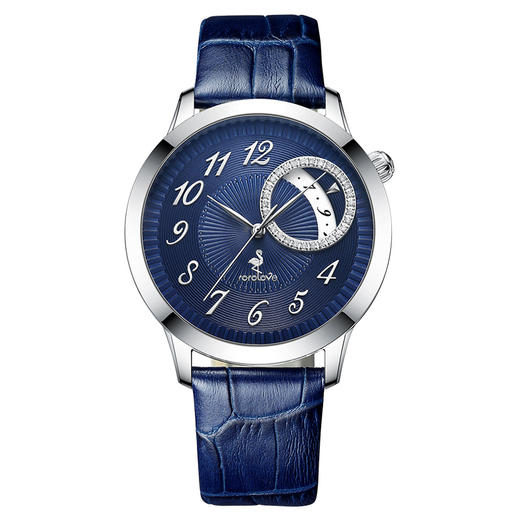 【ROROLOVE】情侣Lover系列 天然钻石腕表 精钢表带情侣款钻石手表进口机芯送礼（30/25颗钻石） 商品图4