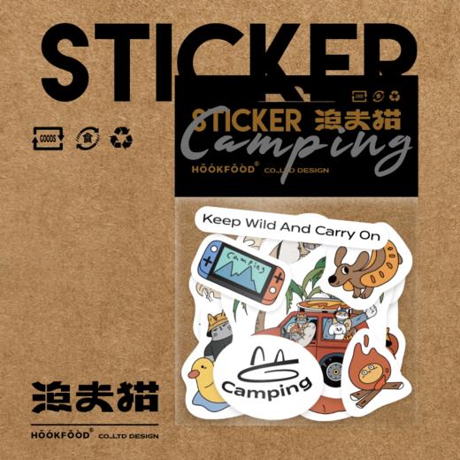 《渔夫猫》PP可移贴纸 | 无痕防水 | 可反复使用 商品图4