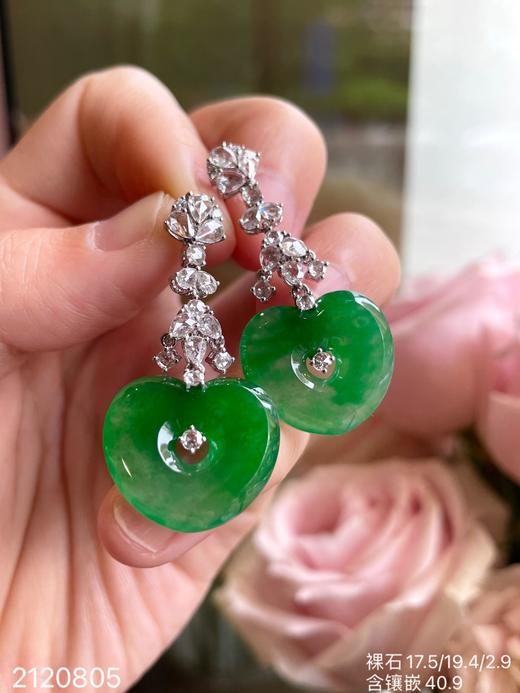 设计款桃心耳坠，99999【2120805】 商品图1