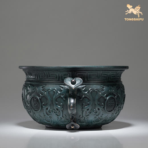 铜师傅 全铜摆件《聚宝盆（大号）》铜工艺品 家居饰品 摆件 商品图1