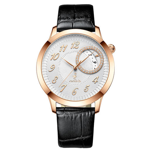 【ROROLOVE】情侣Lover系列 天然钻石腕表 精钢表带情侣款钻石手表进口机芯送礼（30/25颗钻石） 商品图3