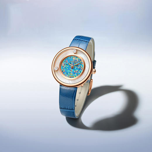 【ROROLOVE】邂逅Enchanted系列  天然钻石腕表 10分天然钻石简约气质手表女正品女表腕表 （3钻刻度2钻转动） 商品图7