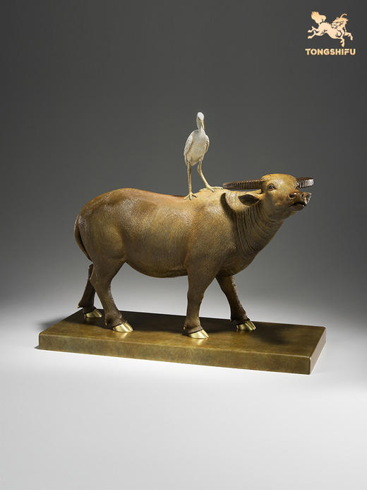 铜师傅 全铜摆件《一路牛》家居饰品 铜工艺品 礼品 摆件 商品图1