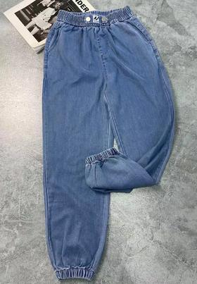 女天丝牛仔长裤61817