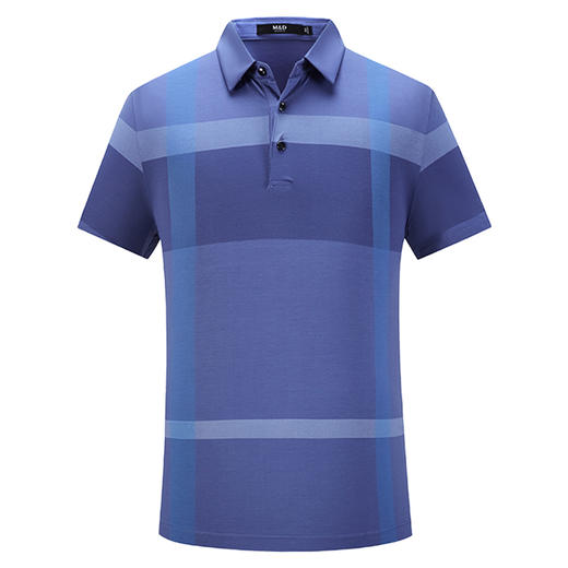 M＆D/名盾翻领商务短袖男士休闲棉Polo衫夏季新款印花T恤上衣男 商品图4