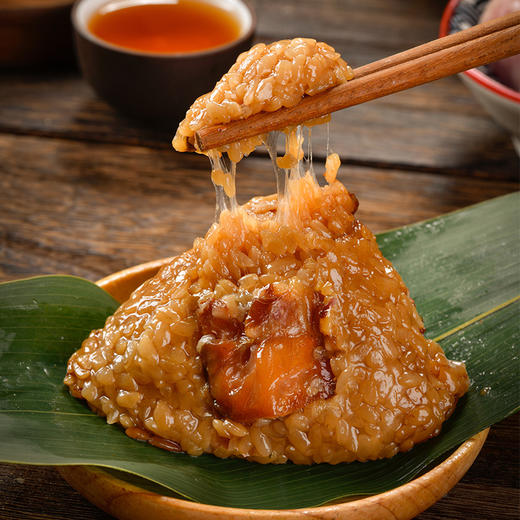 荷家 美意好彩 礼盒装粽子端午节食品原味速食素肉粽香粽送礼团购 商品图3