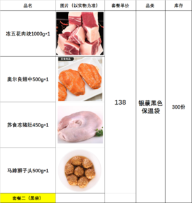 苏食团购套餐二（黑袋）