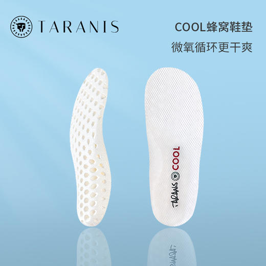 泰兰尼斯儿童运动学生蜂窝高弹舒适避震清凉透气吸汗中大童鞋垫   TAJB15007 商品图0