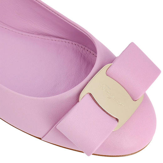 FERRAGAMO 菲拉格慕 女士皮鞋 紫色 688732 商品图2