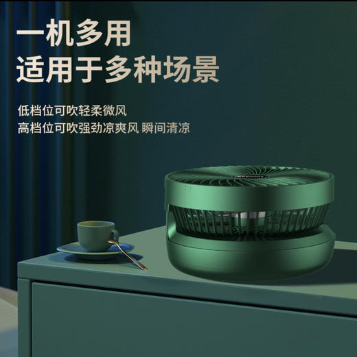 跨境新款usb迷你折叠壁挂小风扇办公室桌面家用台式便携小电风扇 商品图4