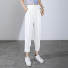 KP-KPTTA22139夏季新款九分裤哈伦萝卜烟管休闲裤 商品图0