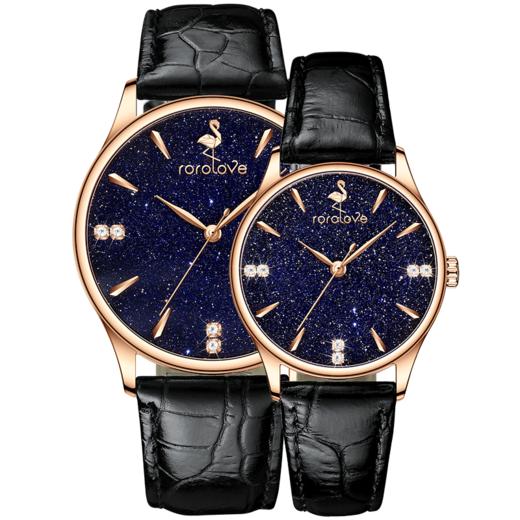 【男士腕表】ROROLOVE 天然钻石腕表 天然钻石男士手表 送礼白色情人节 父亲节（6颗钻石） 商品图4
