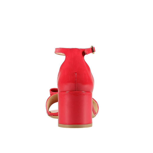 FERRAGAMO 菲拉格慕 女士皮革高跟凉鞋 红色 01L137 655634 商品图2