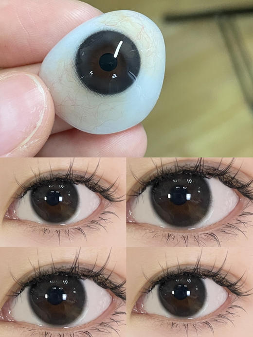  半年抛 Hancon 奶油奥利奥 14.2 8.6编码205自然黑灰 B12 着色13.4 商品图6