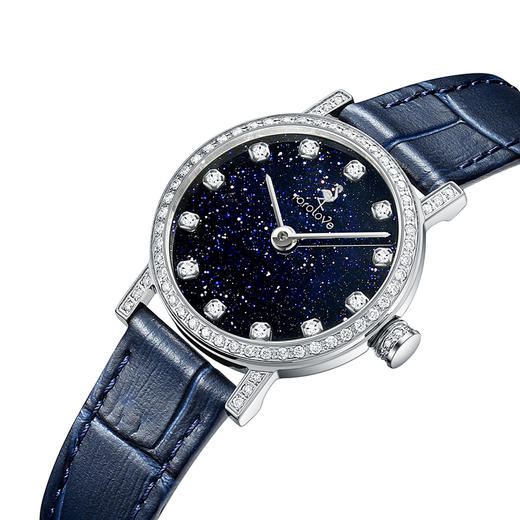 【ROROLOVE】情侣Lover系列 天然钻石手表女情侣款一对表 情人节礼物（118/80颗钻） 商品图4