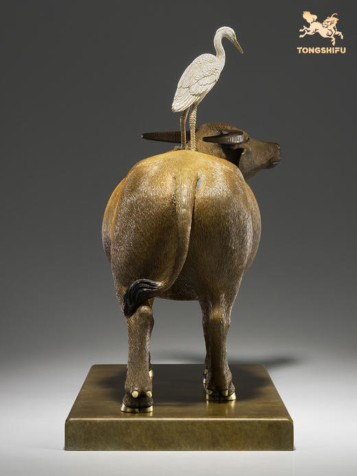 铜师傅 全铜摆件《一路牛》家居饰品 铜工艺品 礼品 摆件 商品图3