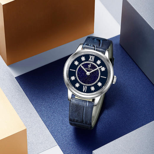 【ROROLOVE】邂逅Enchanted系列 天然钻石腕表 天然钻石满天星手表女明星代言同款女表礼物 （8颗钻） 商品图4