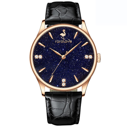 【男士腕表】ROROLOVE 天然钻石腕表 天然钻石男士手表 送礼白色情人节 父亲节（6颗钻石） 商品图2