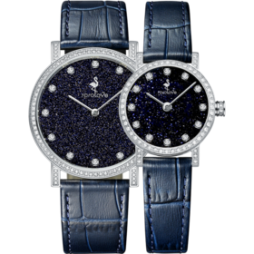 【ROROLOVE】情侣Lover系列 天然钻石手表女情侣款一对表 情人节礼物（118/80颗钻）