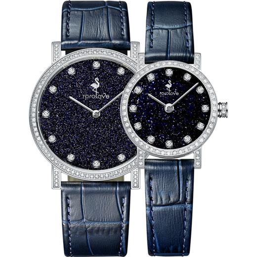 【ROROLOVE】情侣Lover系列 天然钻石手表女情侣款一对表 情人节礼物（118/80颗钻） 商品图0