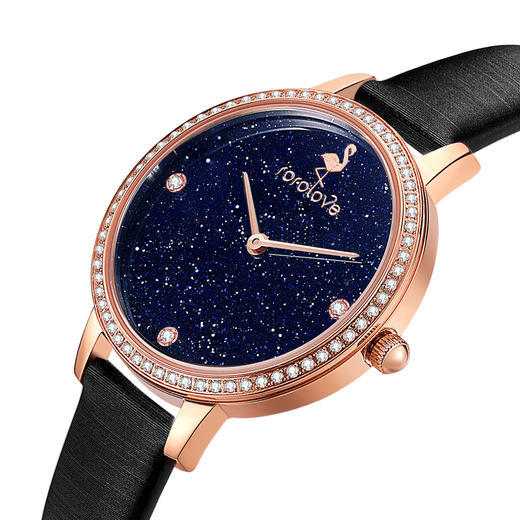 【ROROLOVE】宣爱Announce系列 天然钻石手表女款轻奢满天星女表生日送礼物（67颗钻石） 商品图2