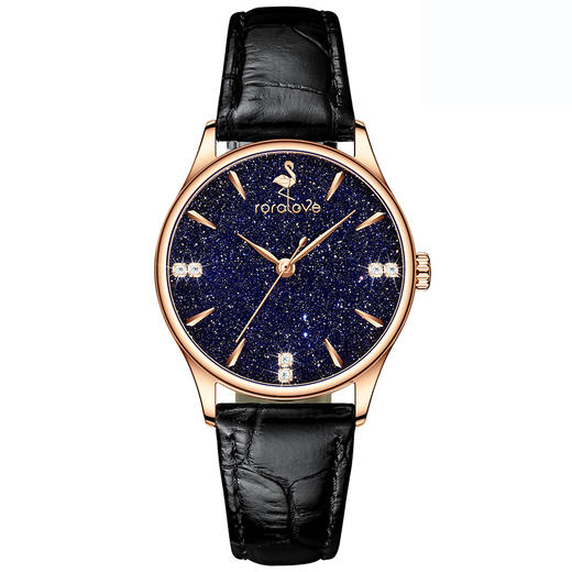 【ROROLOVE】情侣Lover系列 天然钻石腕表 天然钻石手表 情侣款对表女表（6颗钻石） 商品图6