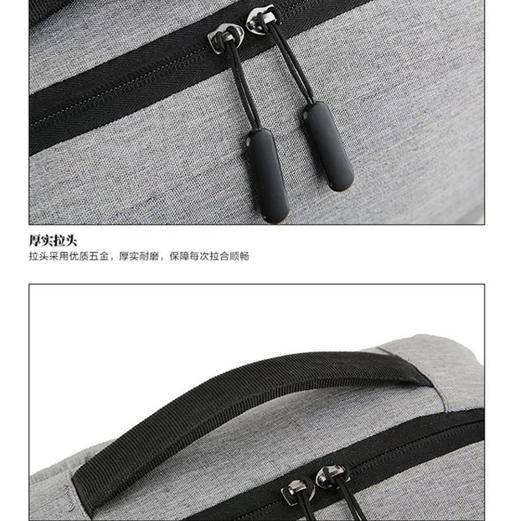 跨境小米双肩包新款简约usb充电背包男女休闲商务电脑包【简约版】 商品图4