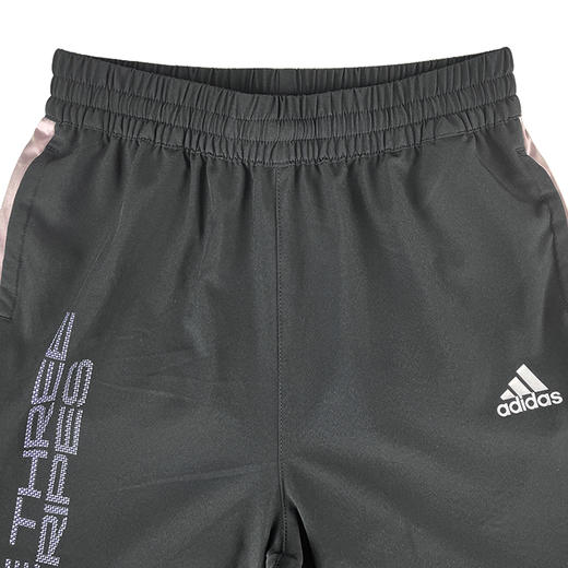 小阿迪22夏款女童时尚拼色轻薄速干休闲运动梭织长裤HN9420 商品图1