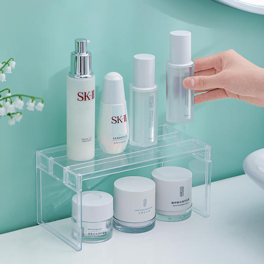 FaSoLa厨房透明分层架冰箱收纳整理置物架多功能调料储物柜神器 商品图8