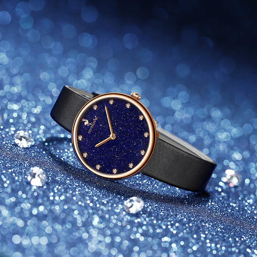 【ROROLOVE】邂逅Enchanted系列 明星同款 天然钻石手表女个性镶钻女表礼物（11颗钻石）赠原装网带 商品图6