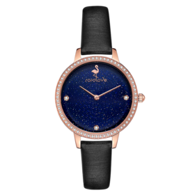 【ROROLOVE】宣爱Announce系列 天然钻石手表女款轻奢满天星女表生日送礼物（67颗钻石）