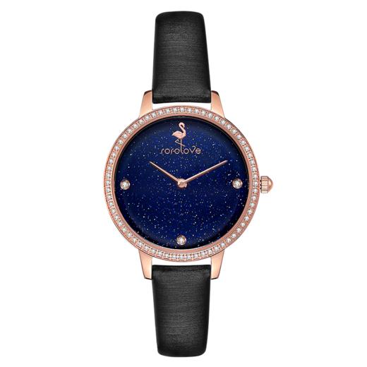 【ROROLOVE】宣爱Announce系列 天然钻石手表女款轻奢满天星女表生日送礼物（67颗钻石） 商品图0