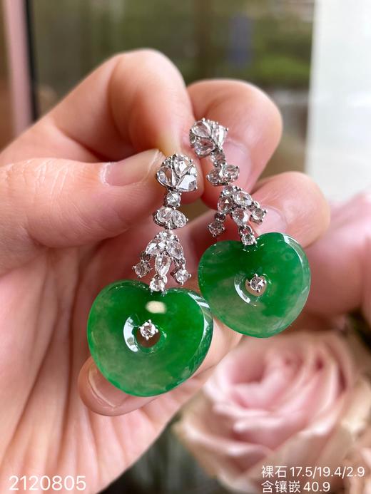 设计款桃心耳坠，99999【2120805】 商品图5