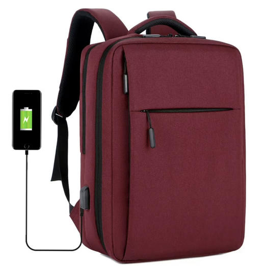 跨境小米双肩包新款简约usb充电背包男女休闲商务电脑包【原版】 商品图2