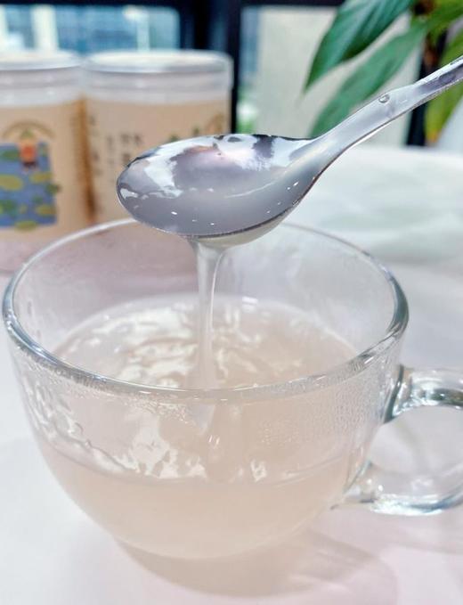 【正宗扬州古法手削纯藕粉】冲泡后的藕粉晶莹透明，口感嫩滑，带着淡淡藕的甘甜与清香，入口即化，是儿时记忆中的美味之一！260g/罐！【TJ-J仓】 商品图6