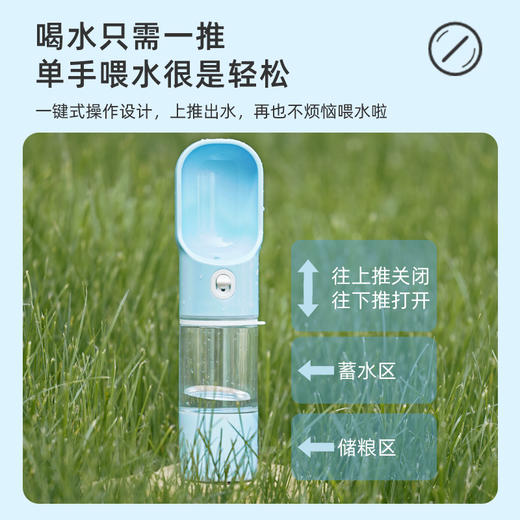 【户外专用水壶，不口渴啦！】狗狗外出水壶喝水器宠物户外饮水器外出便携随身杯遛狗水瓶喂水器.ry 商品图2