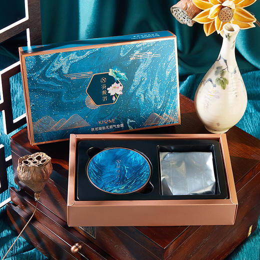 花悦容轻薄遮瑕气垫 提亮保湿滋润带替换装气垫BB霜气垫 商品图1