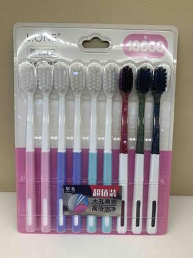 L.ONE 大孔高密软毛牙刷1×9