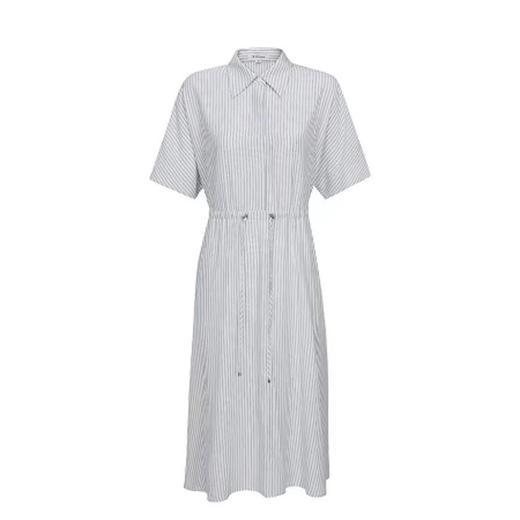 2楼米茜尔服饰浅灰条纹连衣裙 商品图0