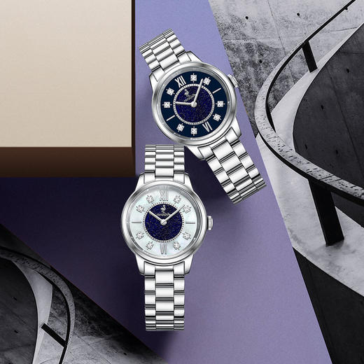 【ROROLOVE】邂逅Enchanted系列  天然钻石腕表 天然钻石时尚气质手表女精致简约女表送礼物 （8颗钻） 商品图6