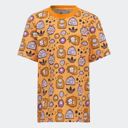 小阿迪三叶草Kevin Lyons联名小童装运动短袖套装HF7551 商品图2