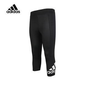 小阿迪2022年夏季新款儿童运动裤女大童休闲中裤GN1434