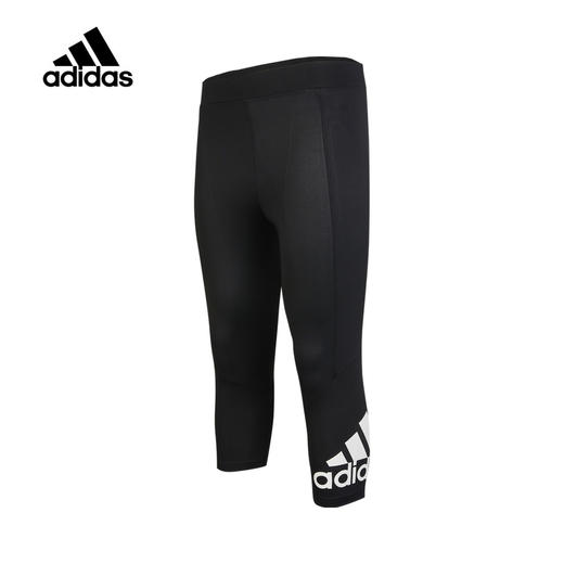 小阿迪2022年夏季新款儿童运动裤女大童休闲中裤GN1434 商品图0